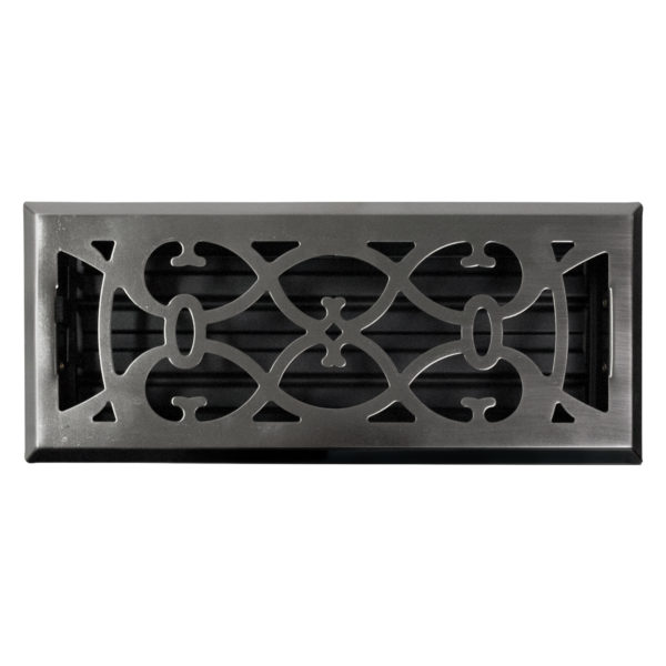 Victorian-Style Floor Vent - Chrome