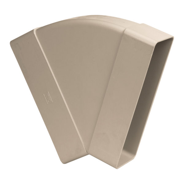 Rectangular 45° Horizontal Bend - 204mm x 60mm