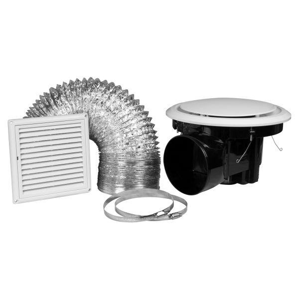 Ceiling Exhaust Fan - Wall/ Eave Kit - Quiet Boost (400m³/hr)