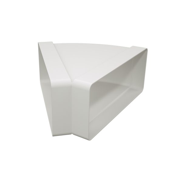 Low-Profile 45° Horizontal Bend - 220mm x 90mm