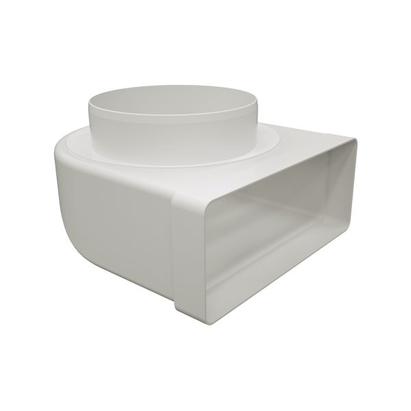 Low-Profile Rangehood Adapter - 220mm x 90mm (150mm)