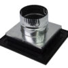 Weatherproof Louvre Vent - Black - 125mm - Image 3