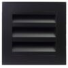 Weatherproof Louvre Vent - Black - 125mm - Image 2